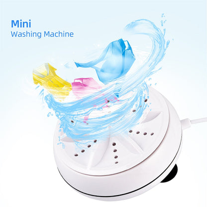 2 in 1 Mini Ultrasonic Washer & Cleaner